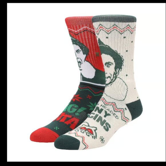 Buddy the Elf Portrait 2-Pair Adult Athletic Crew Socks - Picture 1 of 7
